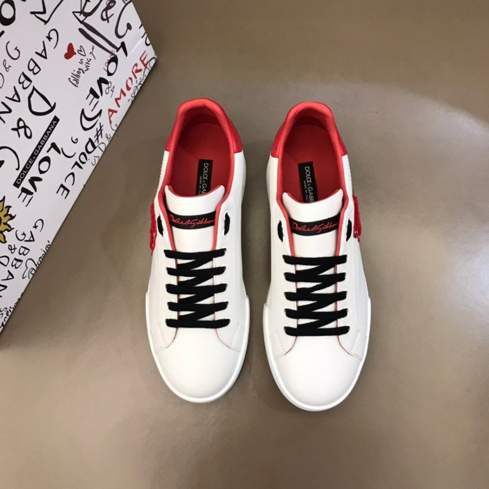 P190[玫瑰][玫瑰]，2021冬季新款Dolce＆Gabbana/顶级原单 Size：38-45 DG重工系列，进口原版小牛皮，撞色设计超好看，进口原版五金，精致奢华，超A级别！版型对比专柜正品，丝毫不差！ #382579 - image 1