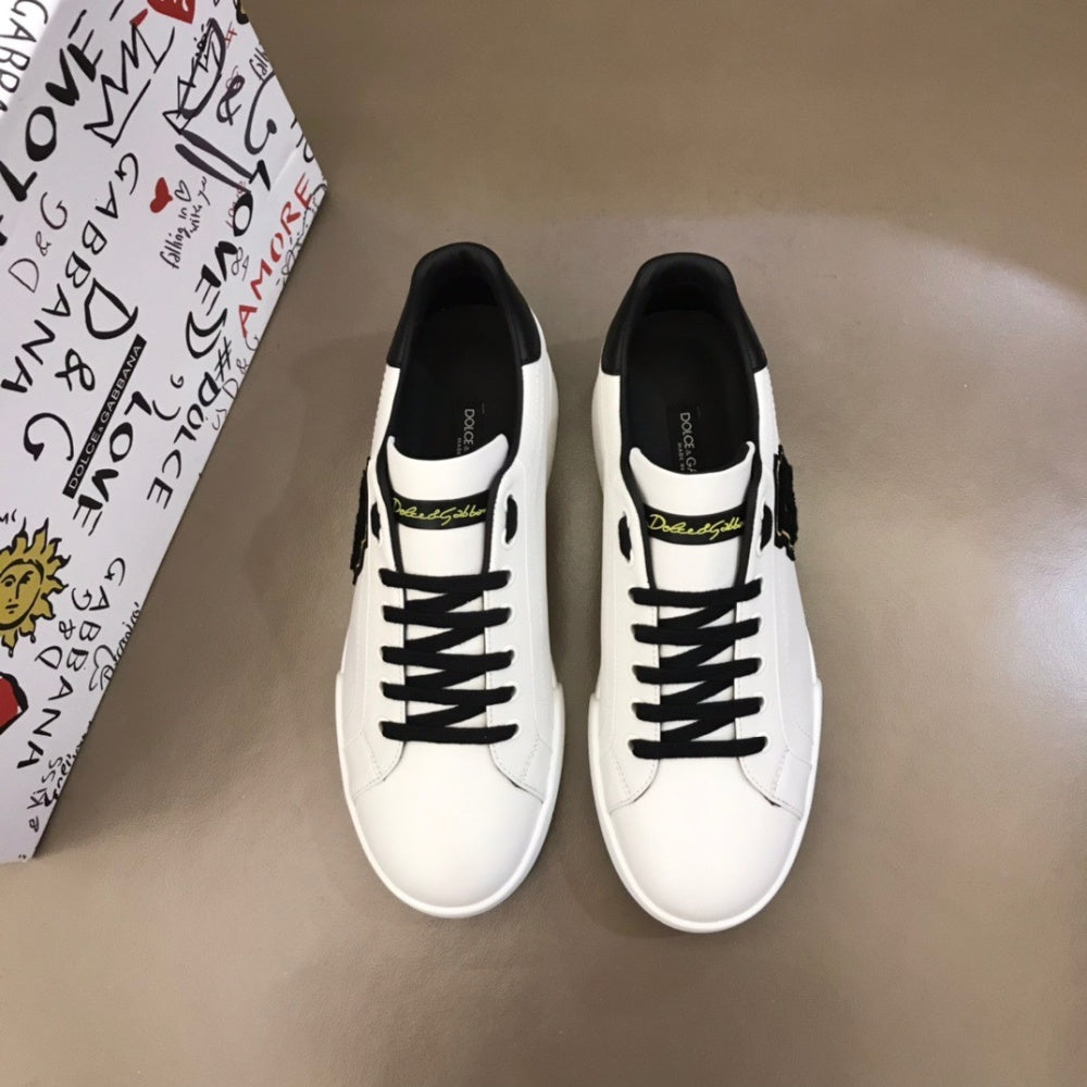 P190[玫瑰][玫瑰]，2021冬季新款Dolce＆Gabbana/顶级原单 Size：38-45 DG重工系列，进口原版小牛皮，撞色设计超好看，进口原版五金，精致奢华，超A级别！版型对比专柜正品，丝毫不差！ #382580 - image 1