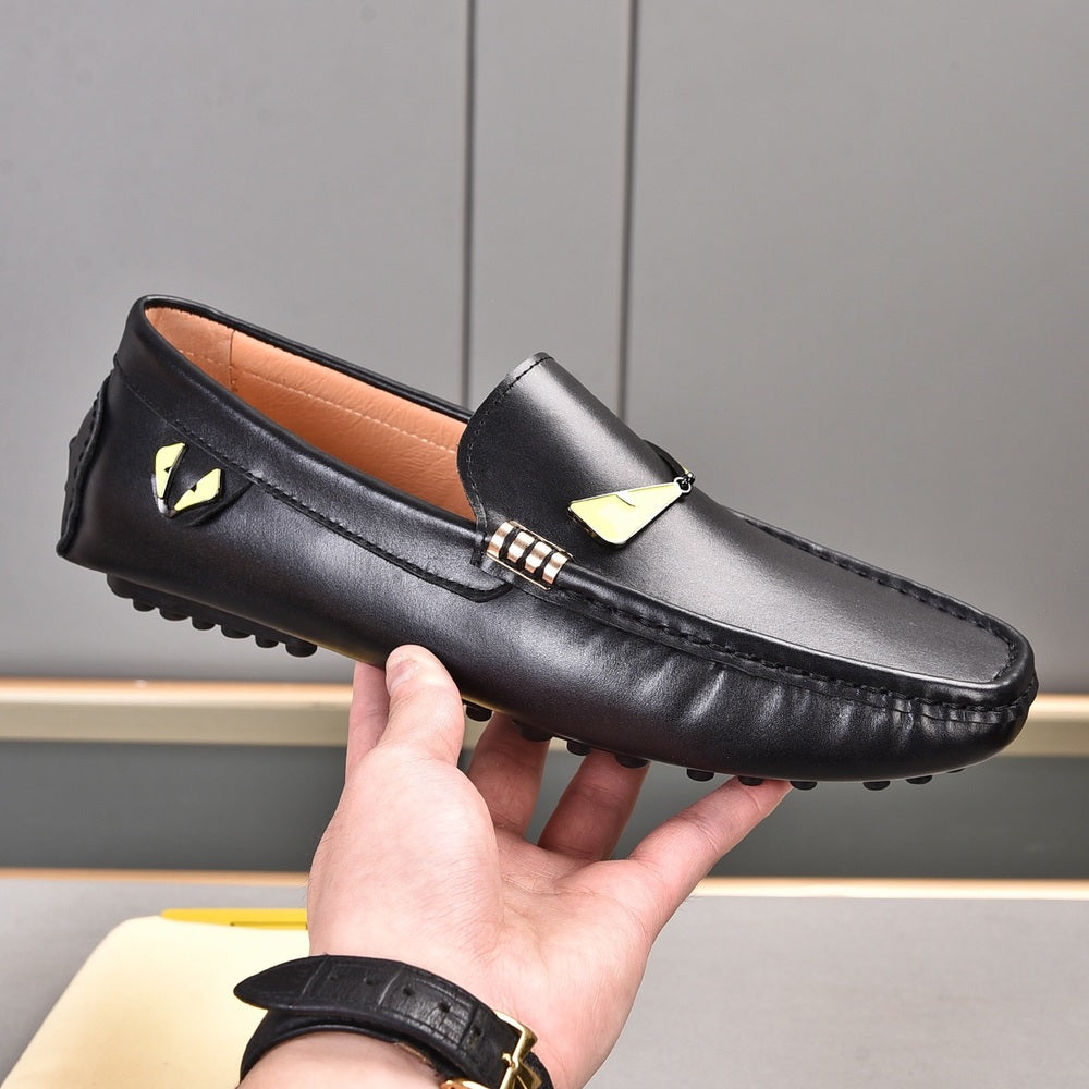 FENDI Men's Loafers - 419336 - Black