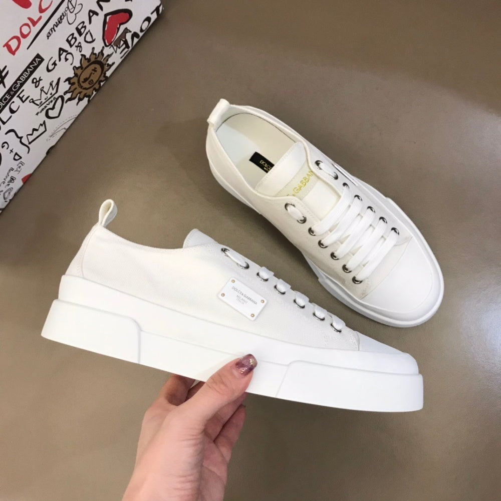 P170[玫瑰][玫瑰]，2021冬季新款Dolce＆Gabbana/顶级原单 Size：38-45 DG重工系列，进口原版防水帆布，撞色设计超好看，精致奢华，超A级别！版型对比专柜正品，丝毫不差！ #382583 - image 4