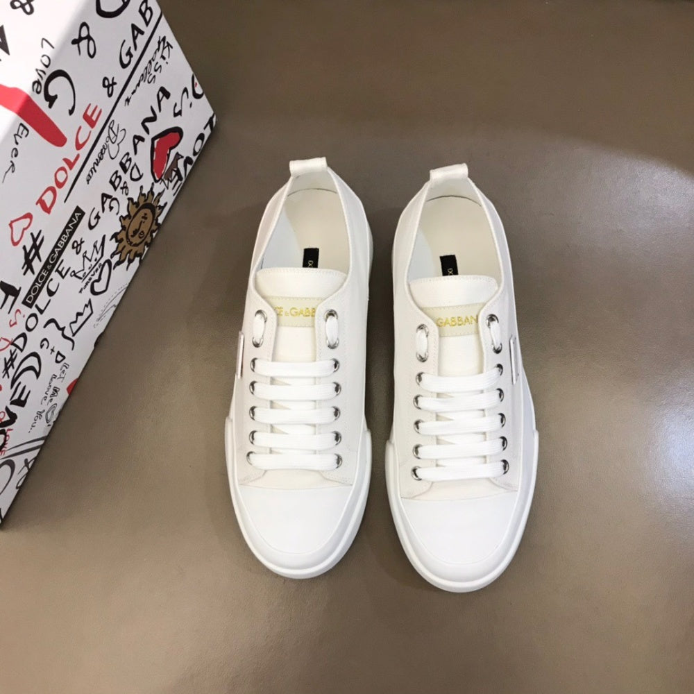 P170[玫瑰][玫瑰]，2021冬季新款Dolce＆Gabbana/顶级原单 Size：38-45 DG重工系列，进口原版防水帆布，撞色设计超好看，精致奢华，超A级别！版型对比专柜正品，丝毫不差！ #382583 - image 1