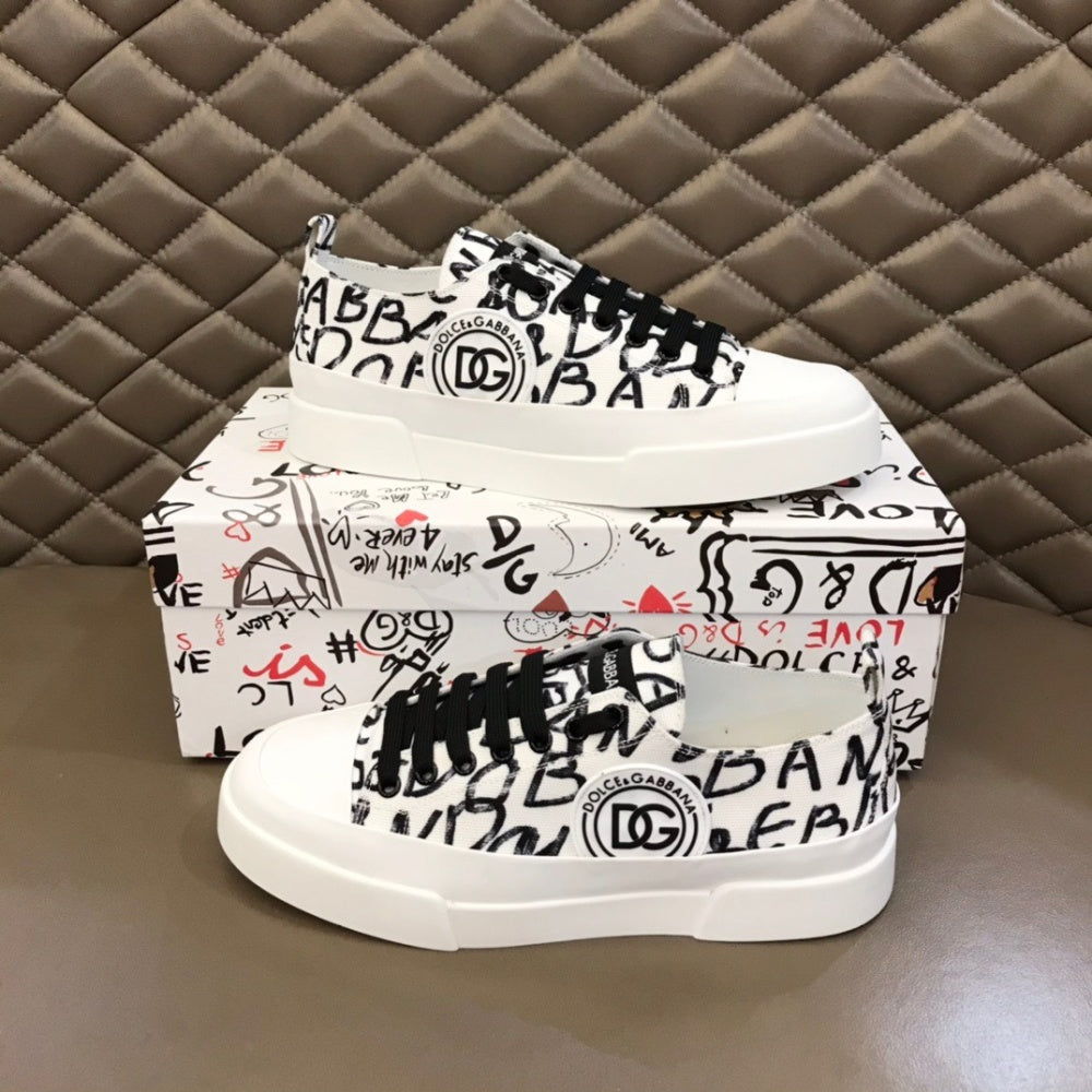 P170[玫瑰][玫瑰]，2021冬季新款Dolce＆Gabbana/顶级原单 Size：38-45 DG重工系列，进口原版防水帆布，撞色设计超好看，精致奢华，超A级别！版型对比专柜正品，丝毫不差！ #382585 - image 3