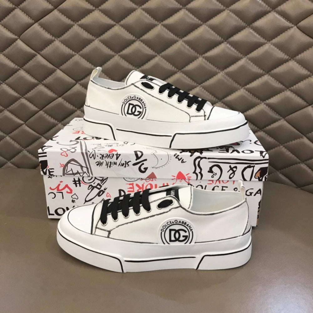 P170[玫瑰][玫瑰]，2021冬季新款Dolce＆Gabbana/顶级原单 Size：38-45 DG重工系列，进口原版防水帆布，撞色设计超好看，精致奢华，超A级别！版型对比专柜正品，丝毫不差！ #382586 - image 3