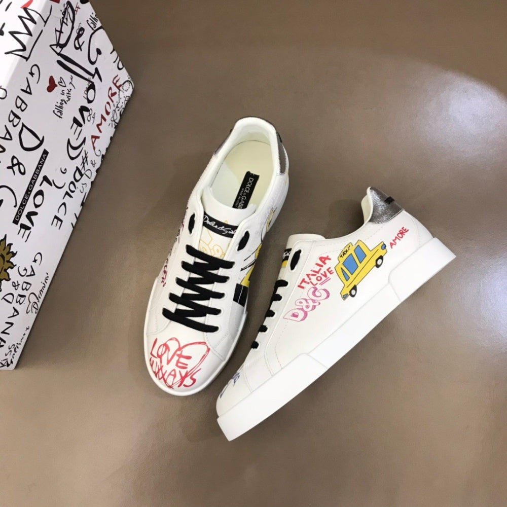 P200[玫瑰][玫瑰]，2022春夏新款Dolce＆Gabbana/顶级原单 Size：38-45 DG重工系列，进口原版小牛皮，撞色设计超好看，5D打印，精致奢华，超A级别！版型对比专柜正品，丝毫不差！ #382589 - image 2