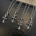 Pearl Vintage Cross Necklace