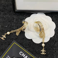 CHANEL Double-C Tassel Pendant Necklace