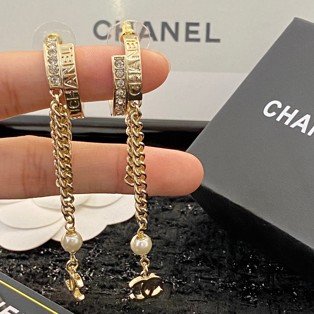 CHANEL Double-C Tassel Pendant Necklace
