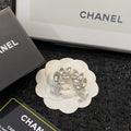 CHANEL Crystal Earrings