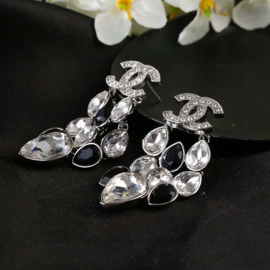 CHANEL P70 Crystal Earrings