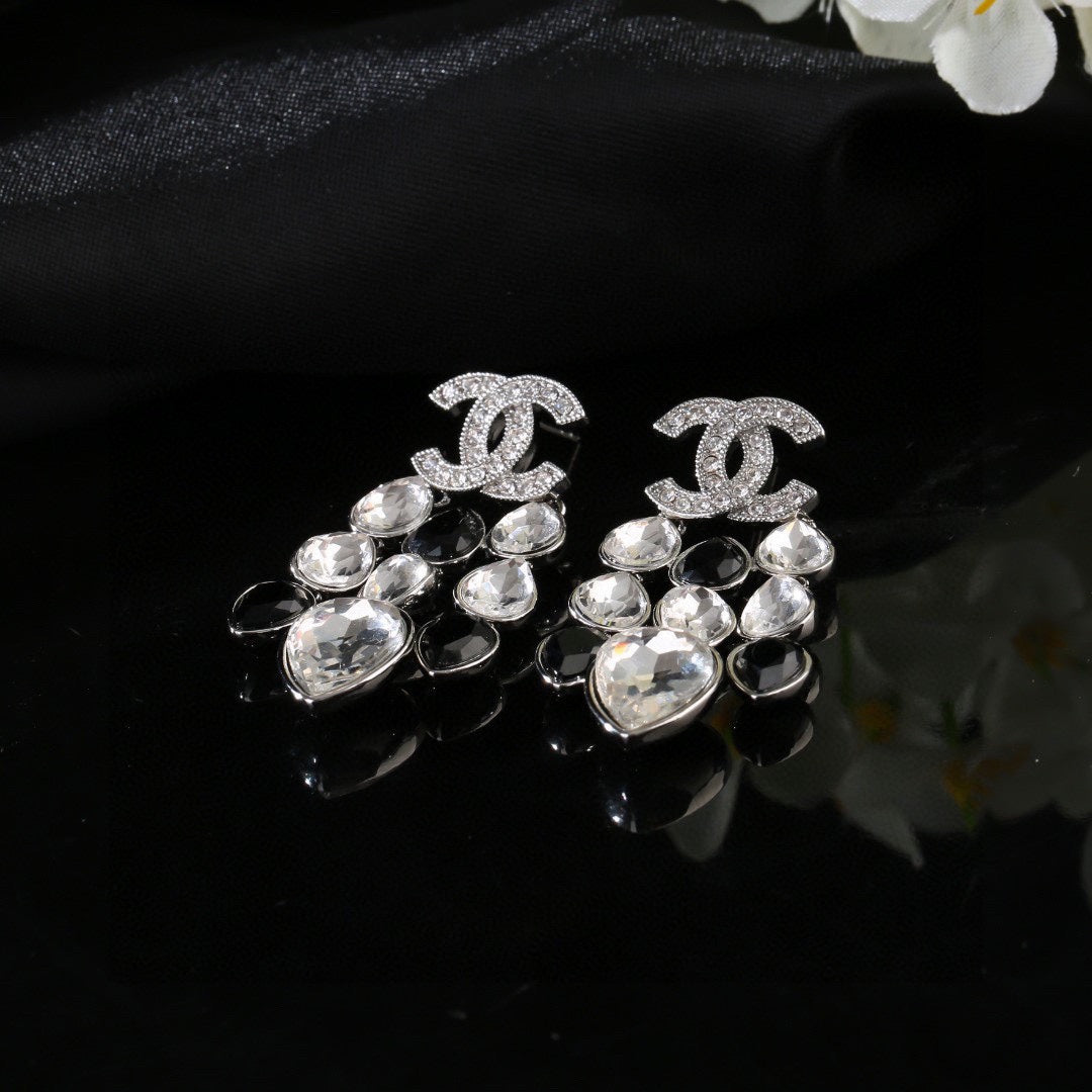 CHANEL P70 Crystal Earrings