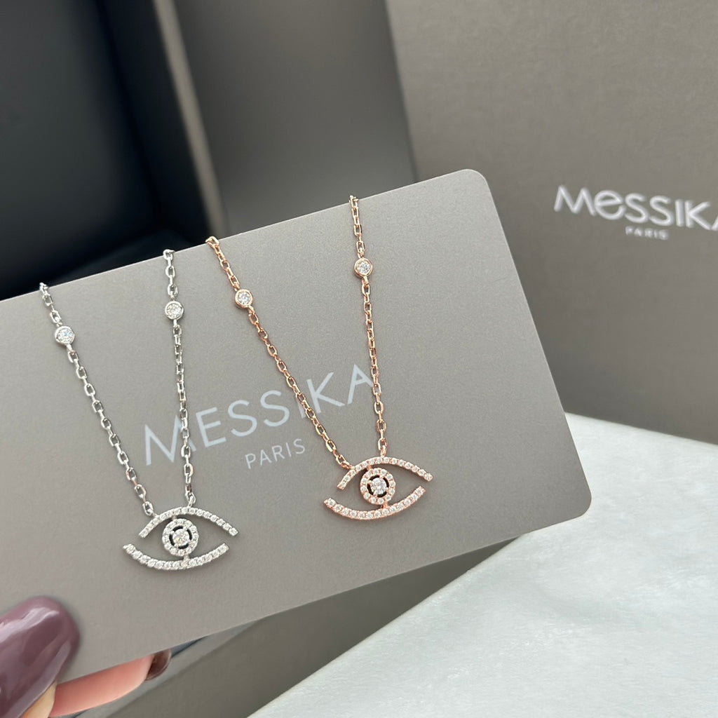 MESSIKA Gold-Tone Silver-Tone Rose Gold-Tone Necklace