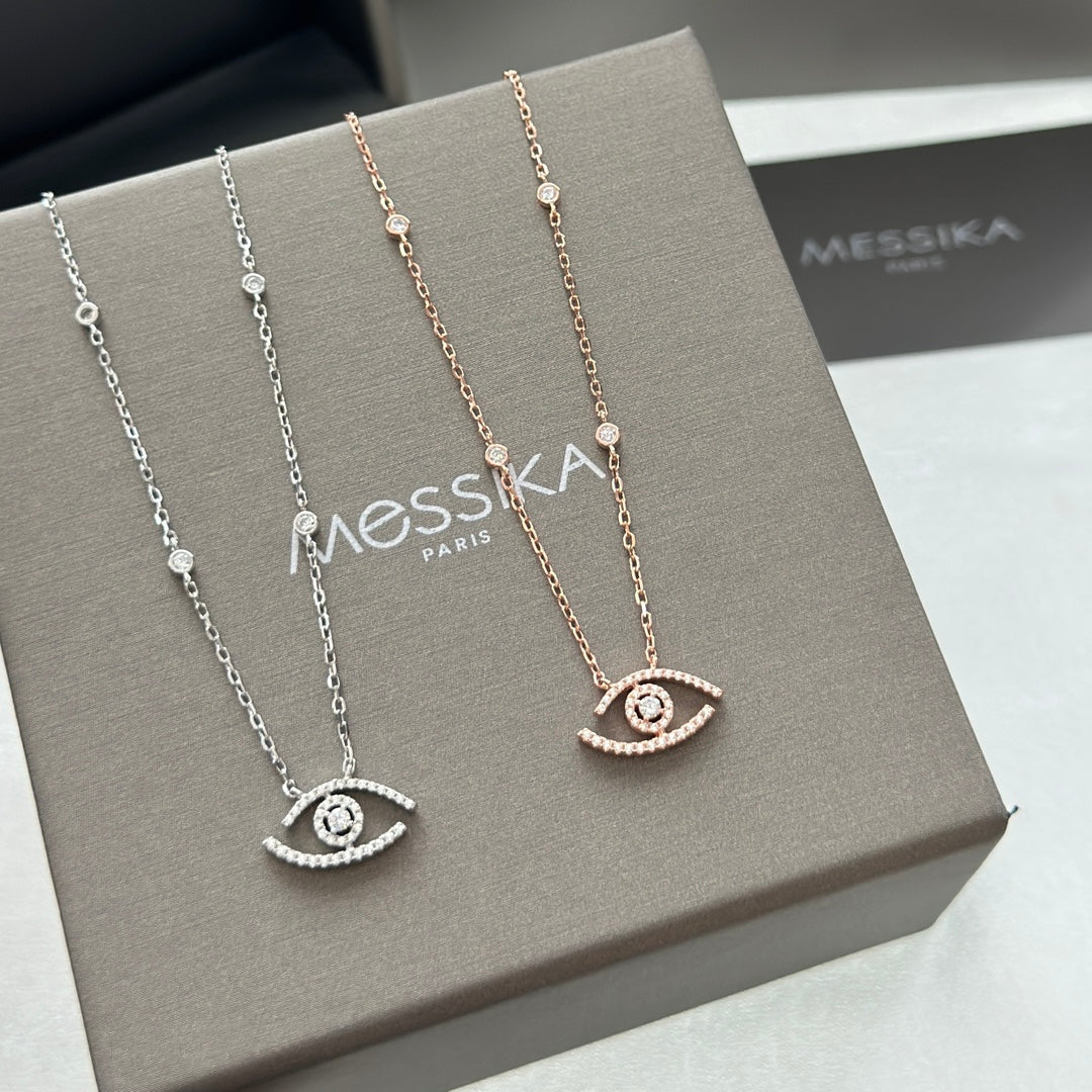 MESSIKA Gold-Tone Silver-Tone Rose Gold-Tone Necklace