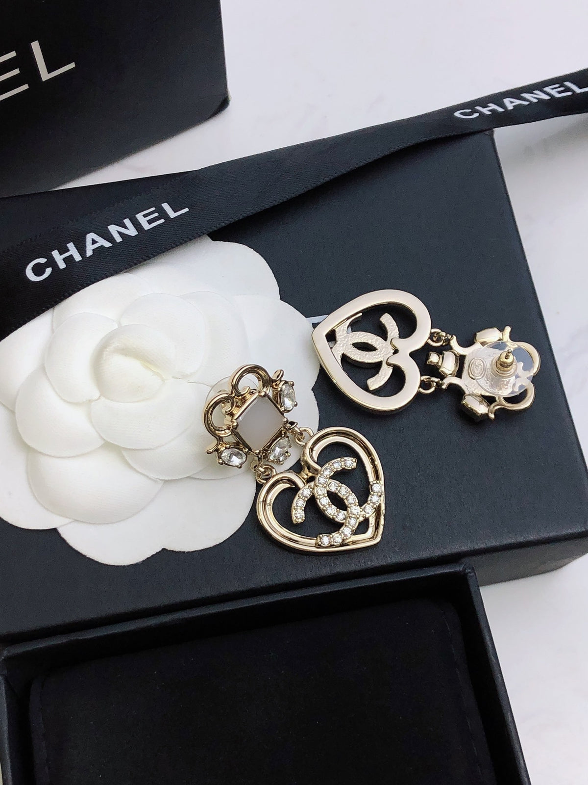 CHANEL Double-C Earrings