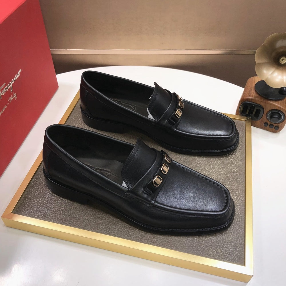 Ferragamo Leather Shoes Style 432266