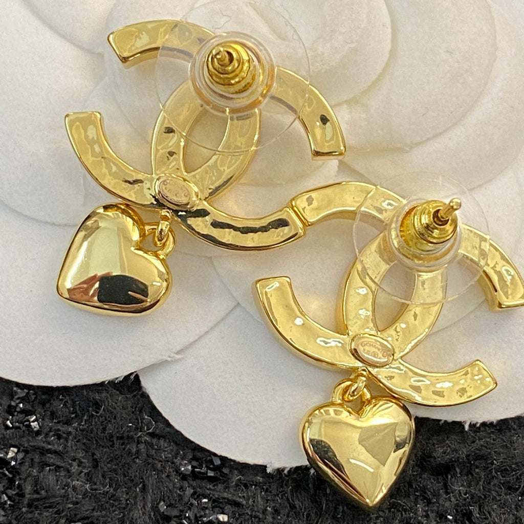 CHANEL P65 Crystal Double-C Earrings