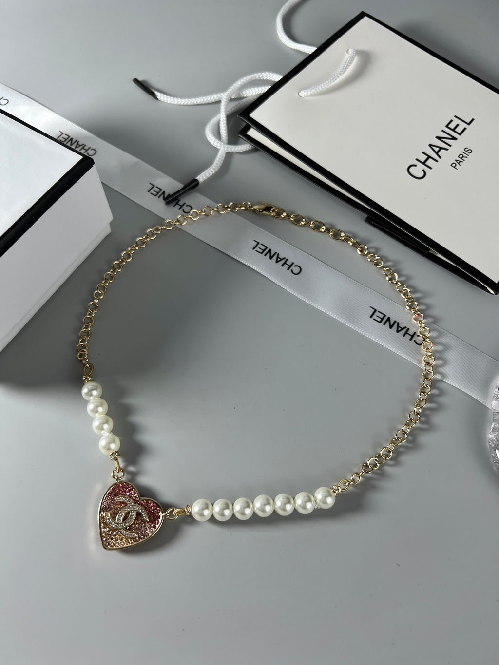 CHANEL P80 Pearl Necklace