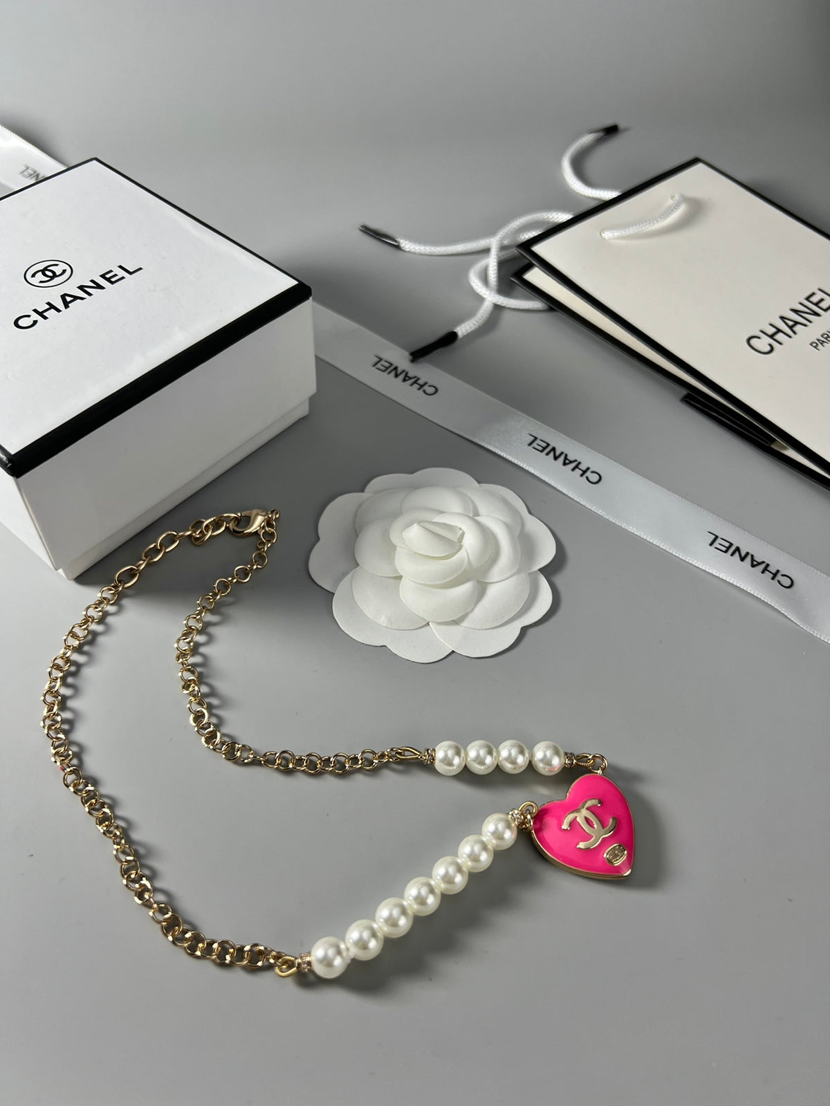 CHANEL P80 Pearl Necklace