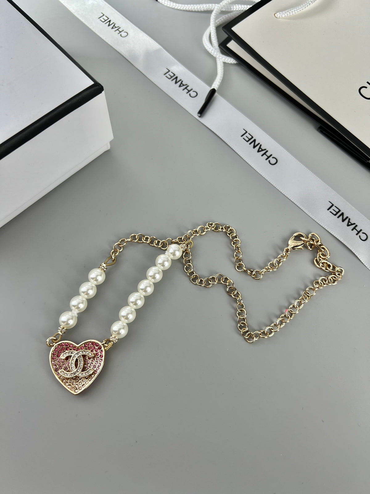 CHANEL P80 Pearl Necklace