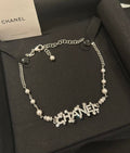 CHANEL Pearl Crystal Necklace