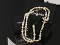 CHANEL Pearl Double-C Long Necklace