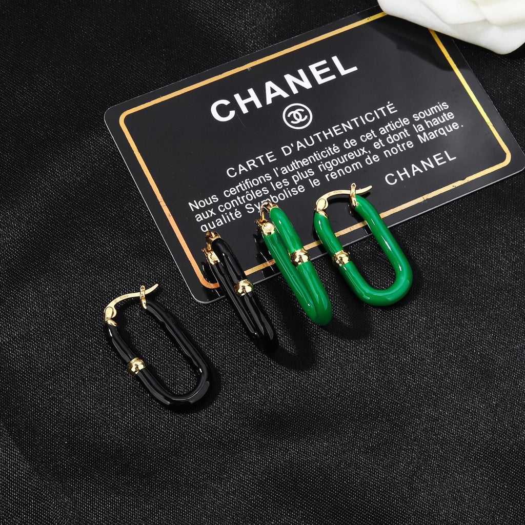 P60 Enamel Earrings
