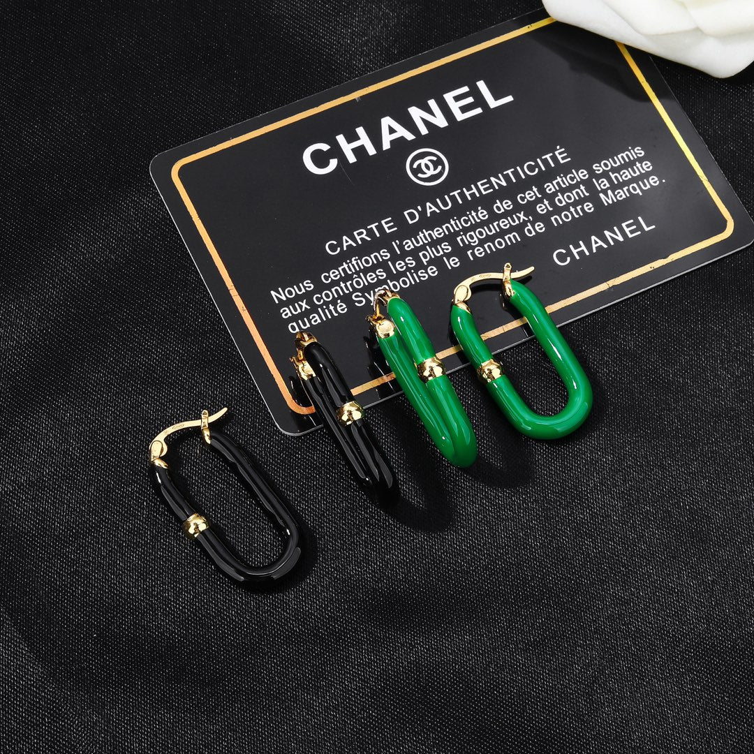 P60 Enamel Earrings