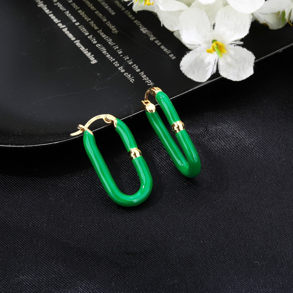 P60 Enamel Earrings