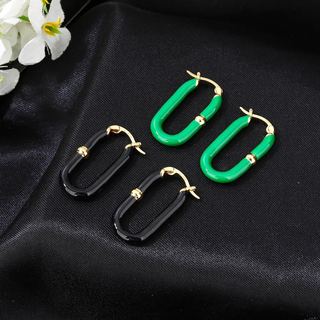 P60 Enamel Earrings