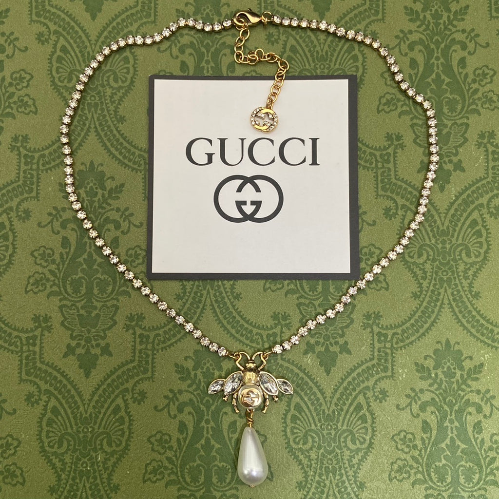 GUCCI Pearl Pendant Necklace