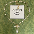 GUCCI Pearl Pendant Necklace
