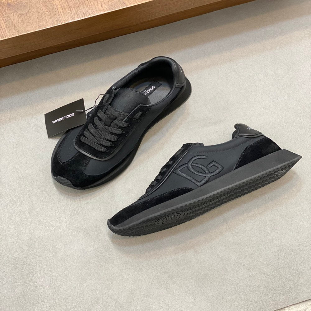 💰210••新品••Dolce&Gabbana••DG✔️高端男士运动•休闲鞋。顶级专柜原单货。 原版进口牛皮 多种材质拼接设计➕进口牛皮内里 牛皮垫脚➕原版TPR弹力大底。 Size：39-44（38、45定制） #379907 - image 5
