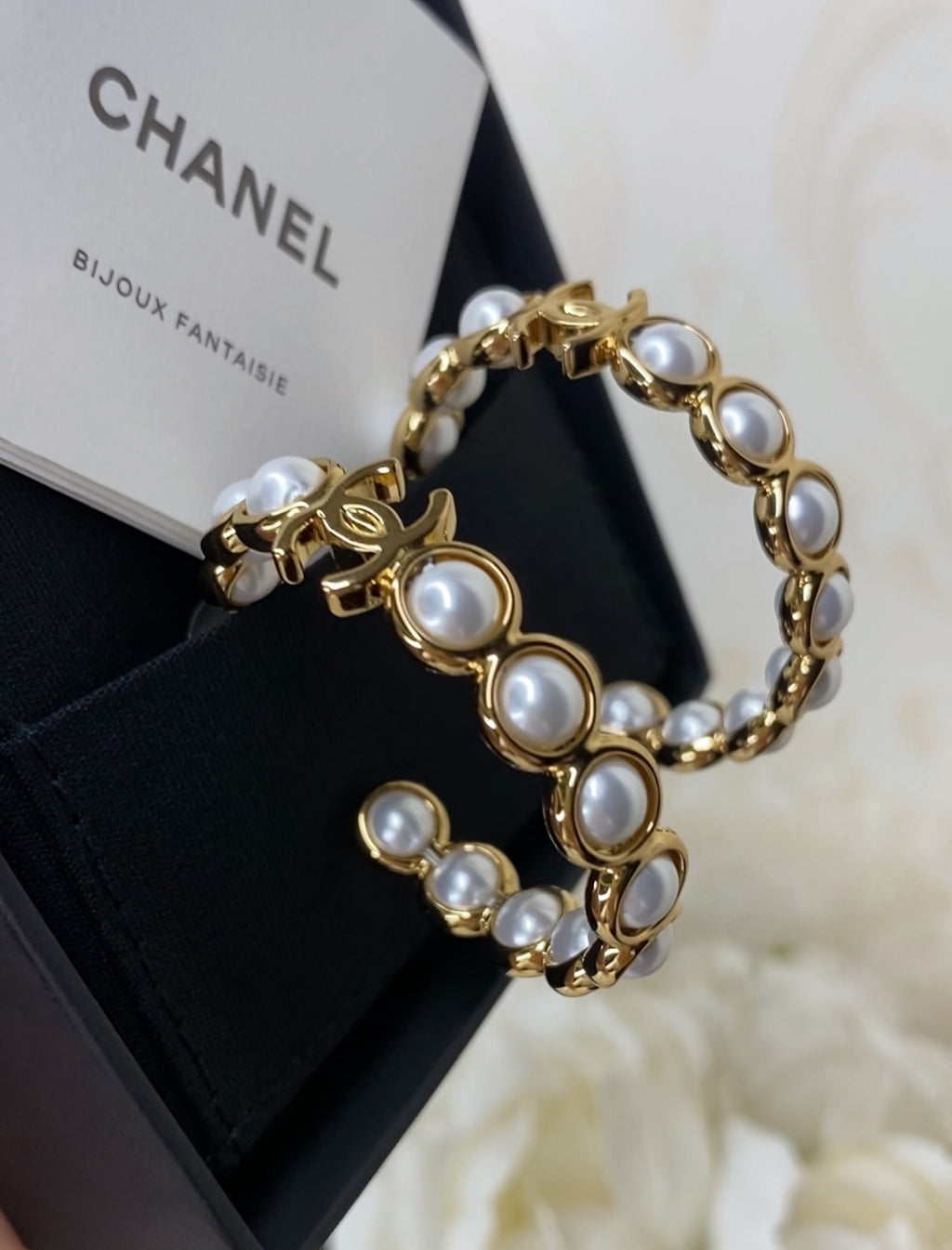 P70 Pearl Double-C Earrings