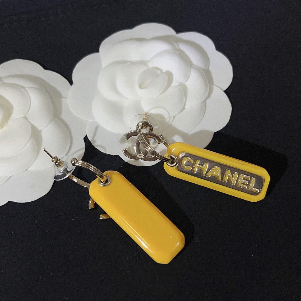 CHANEL Crystal Earrings