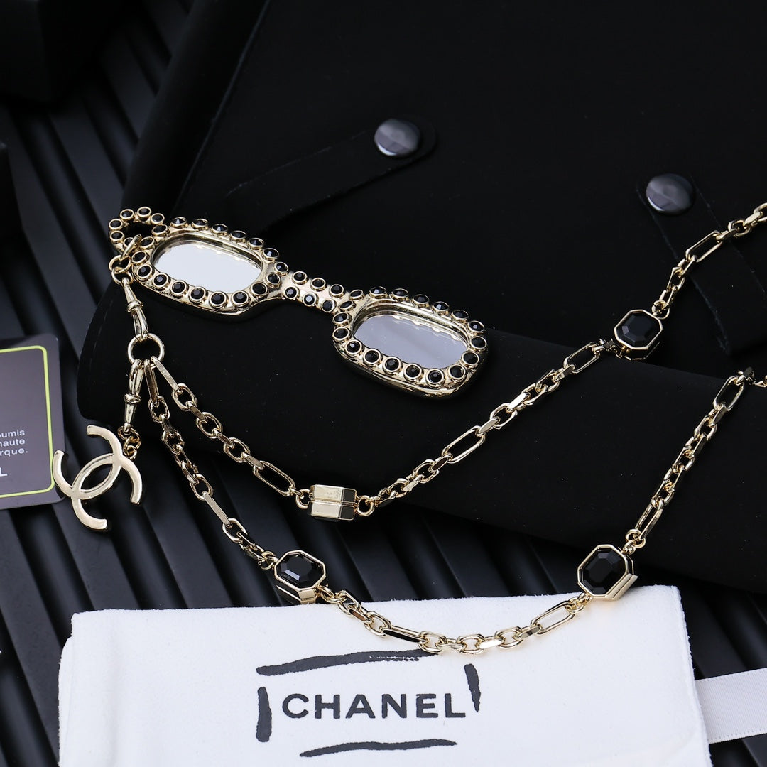 CHANEL Crystal Necklace