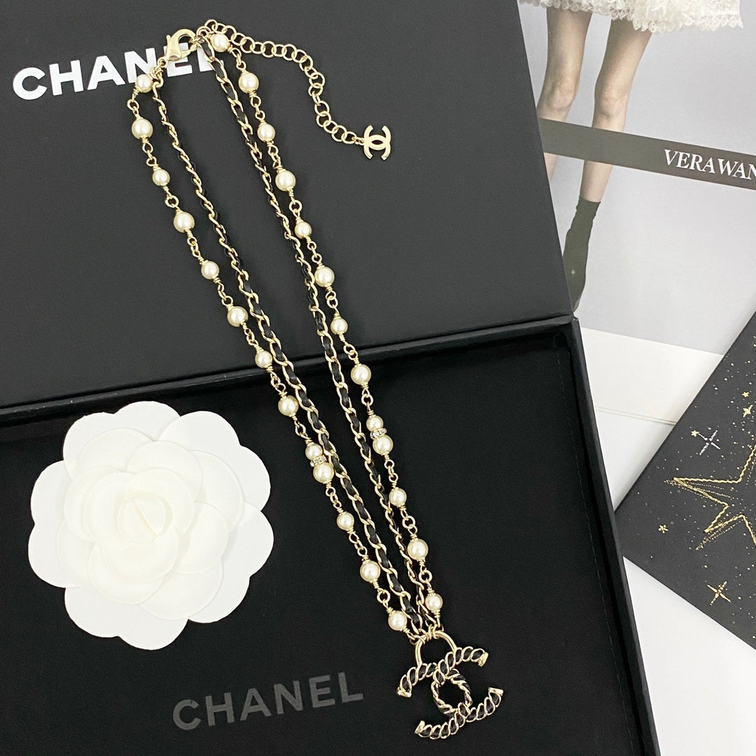 CHANEL Pearl Double-C Necklace