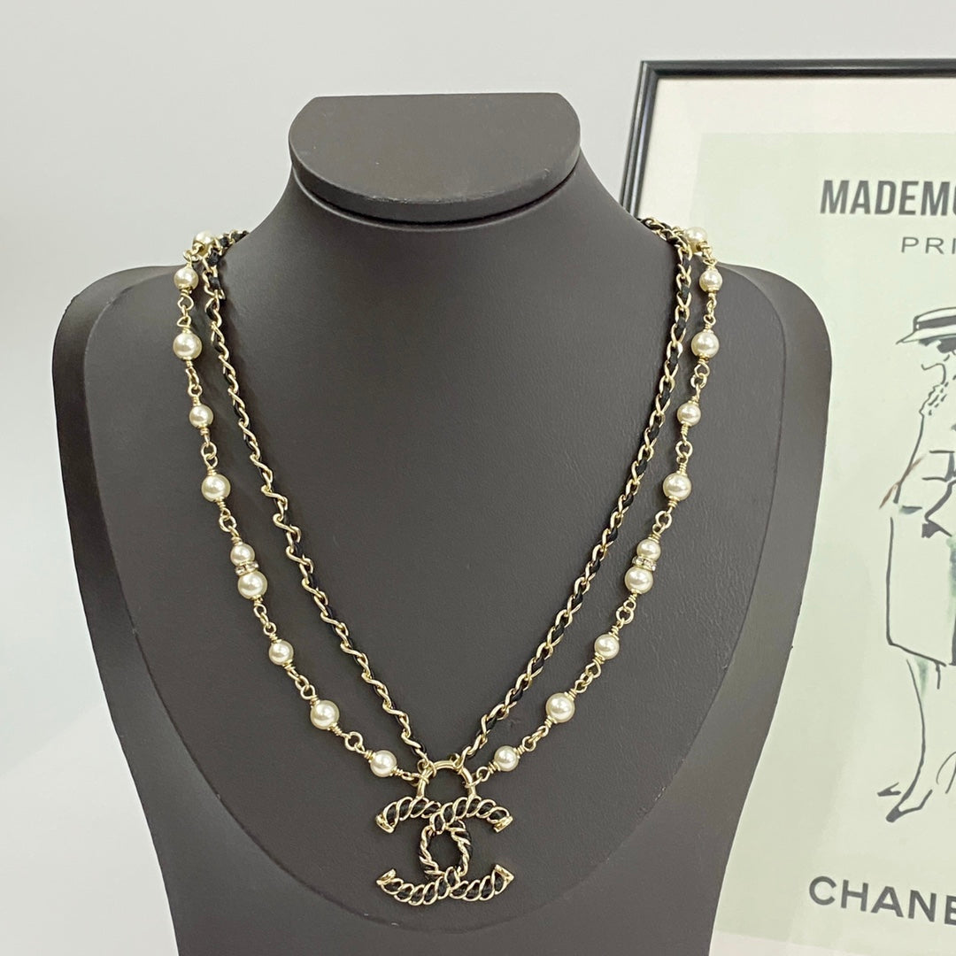 CHANEL Pearl Double-C Necklace
