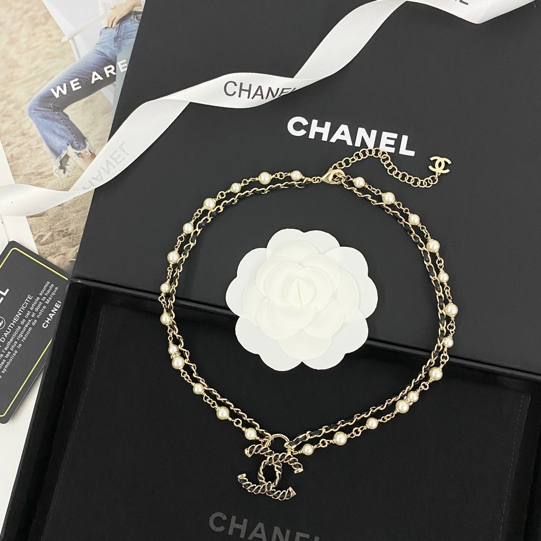 CHANEL Pearl Double-C Necklace