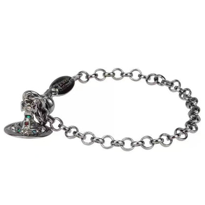 Vivienne Westwood Rhinestone Planet Bracelet