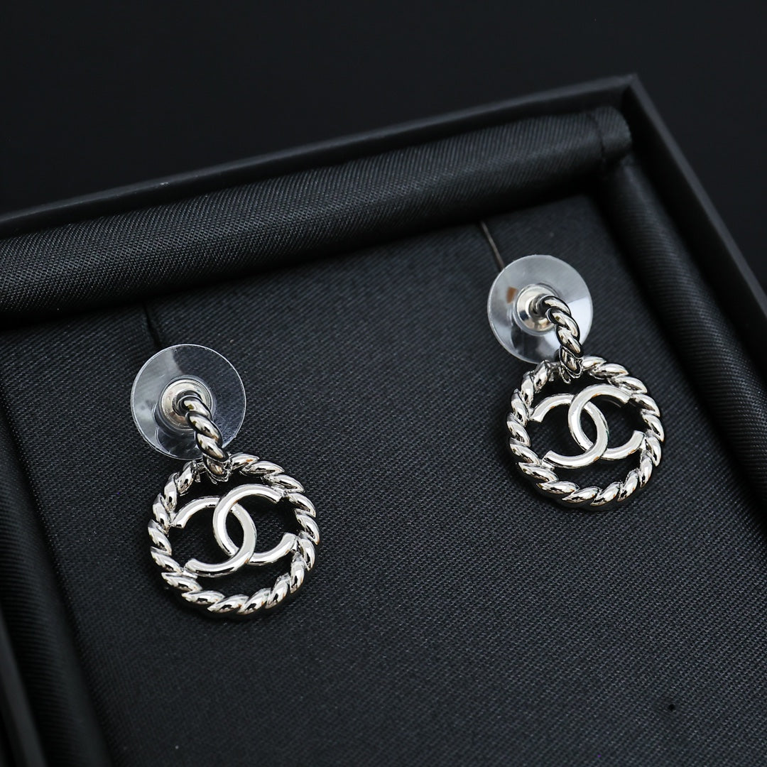 CHANEL Double-C Earrings