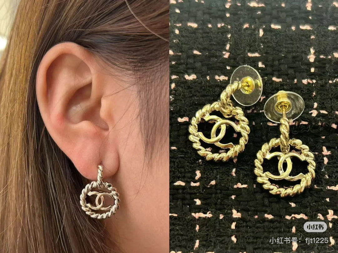 CHANEL Double-C Earrings