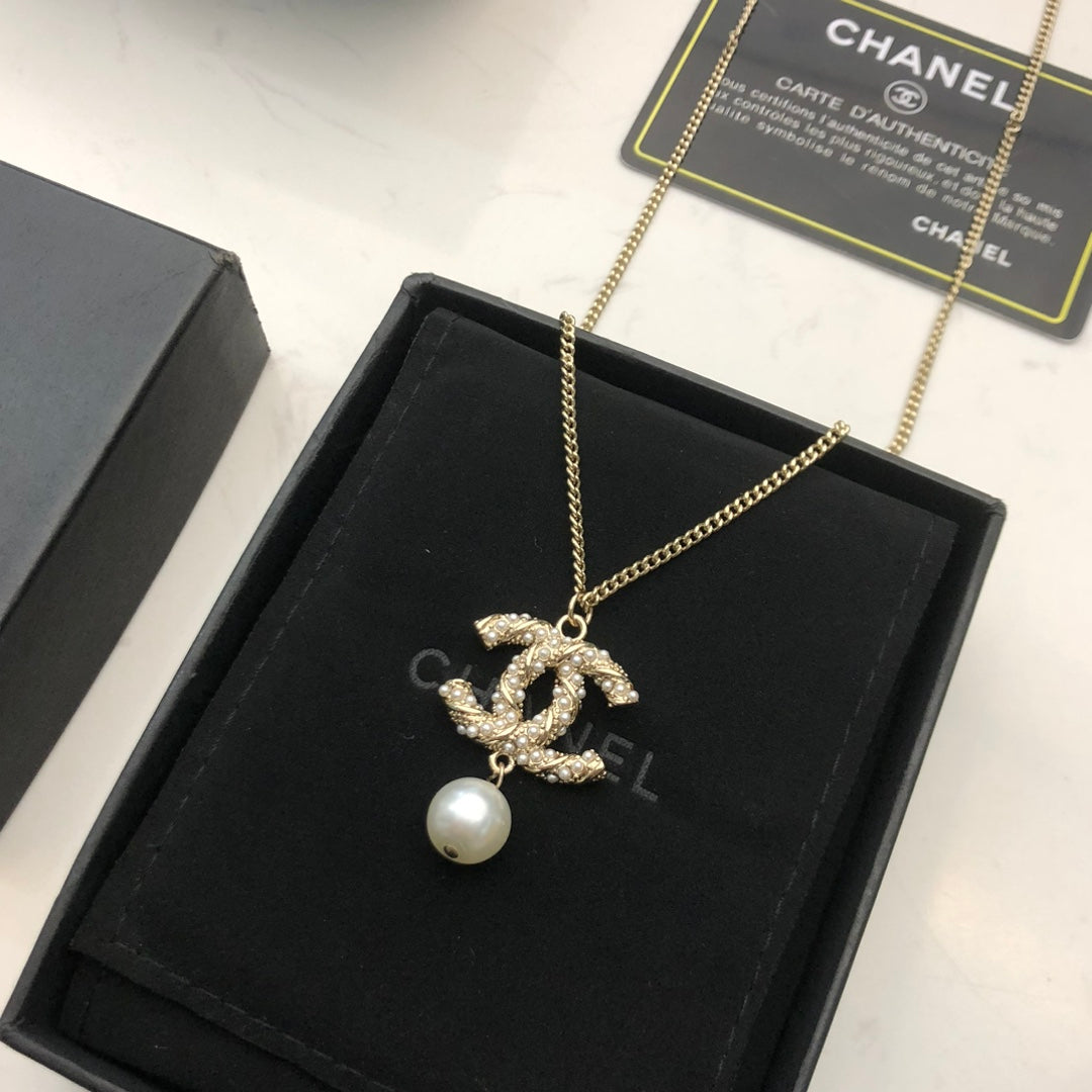 CHANEL Pearl Double-C Necklace