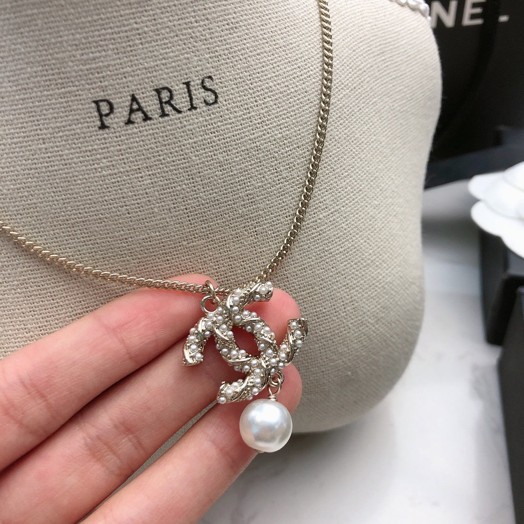 CHANEL Pearl Double-C Necklace