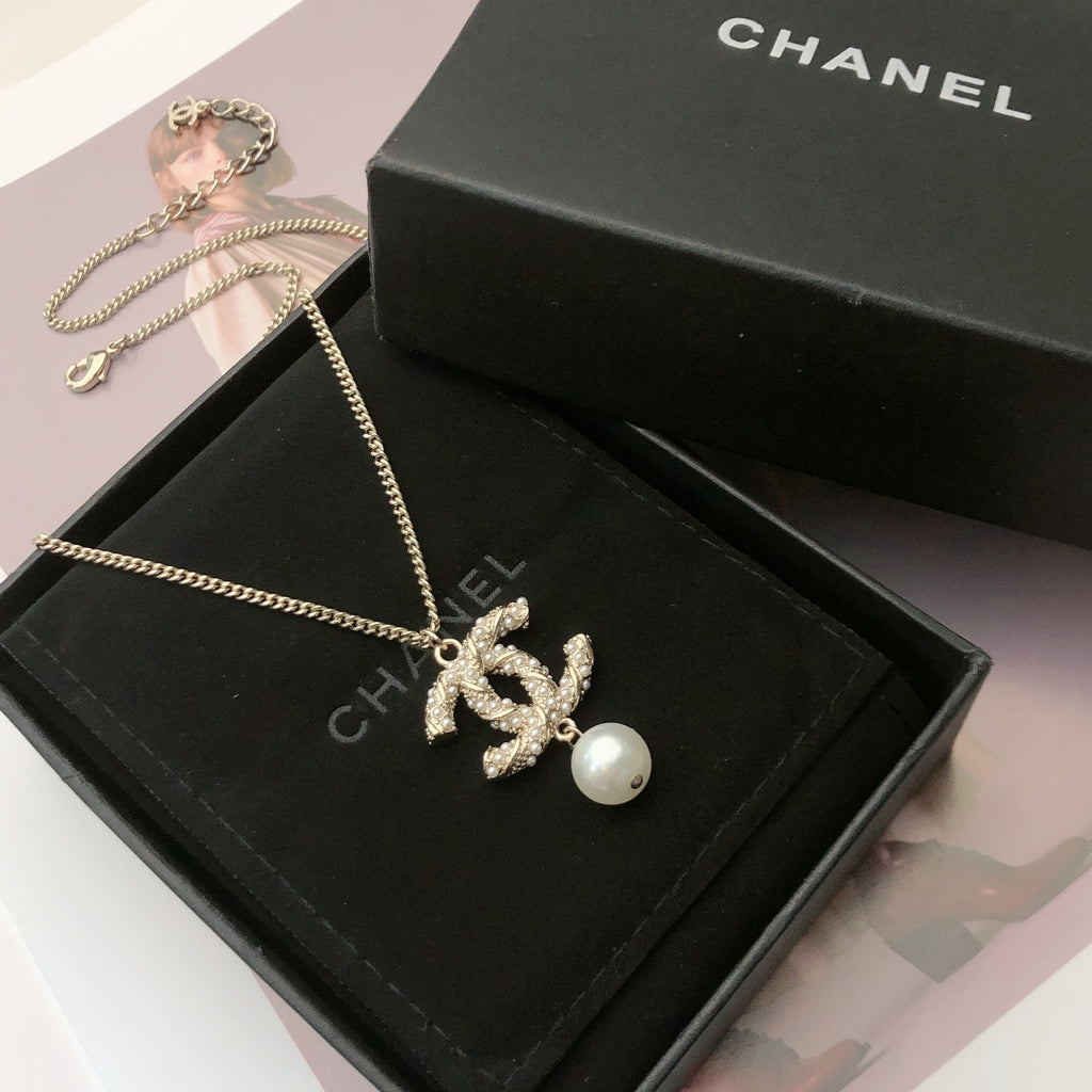 CHANEL Pearl Double-C Necklace