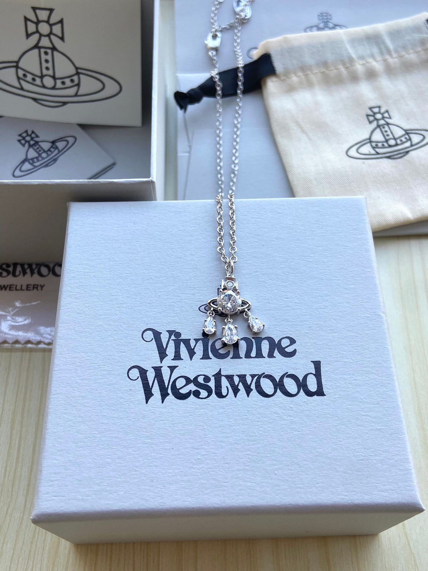 Vivienne Westwood Rhinestone Collar Necklace