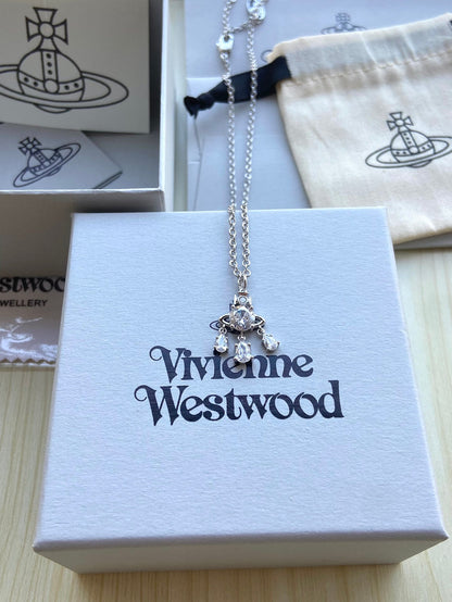 Vivienne Westwood Rhinestone Collar Necklace