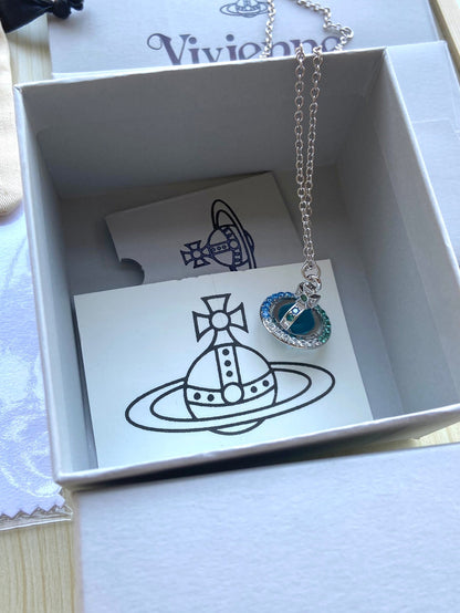 Vivienne Westwood Crystal Planet Necklace