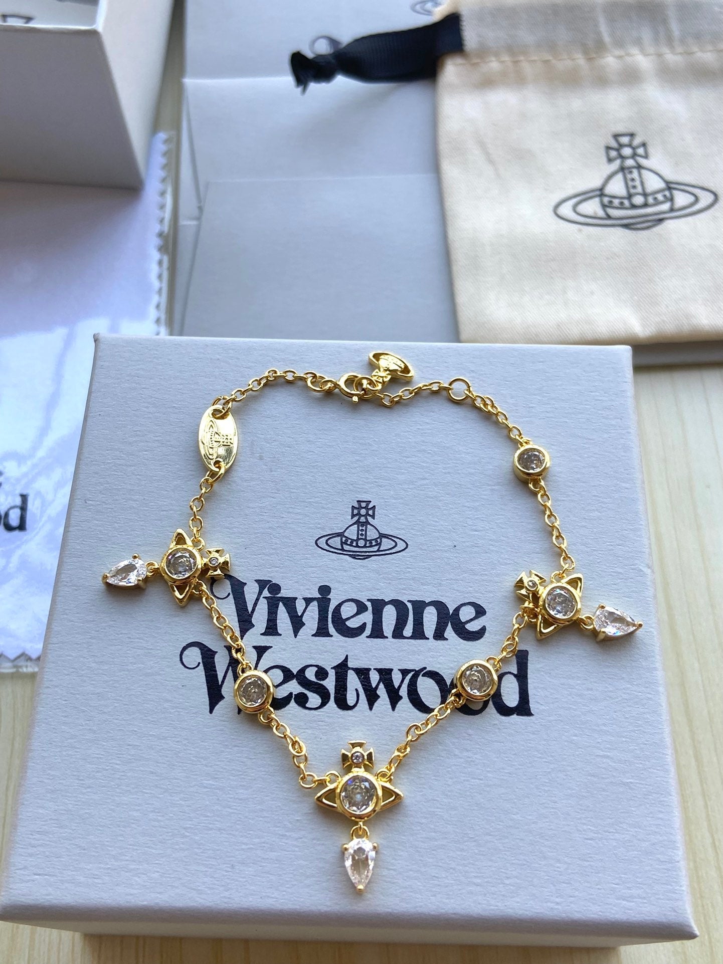 Vivienne Westwood Rhinestone Bracelet