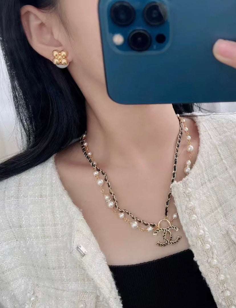 CHANEL Pearl Double-C Necklace