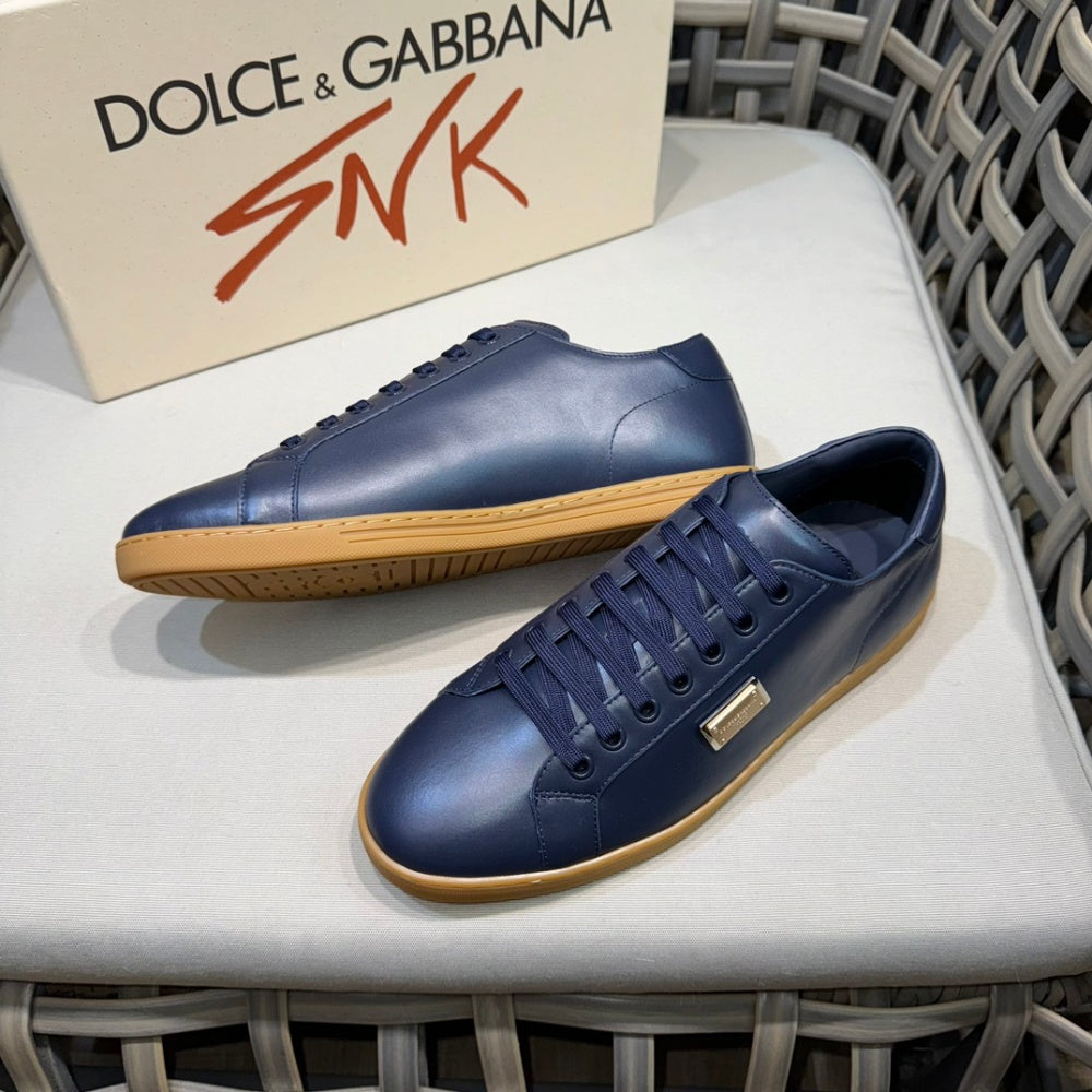 Dolce&Gabbana杜嘉班纳新款男士休闲运动鞋｜进口牛皮制造｜水染牛皮内里｜DG专属五金饰扣｜原版开模橡胶大底｜做工精致｜穿着舒适大方 Size：39-44（38.45.46定做）p190 #379939 - image 4