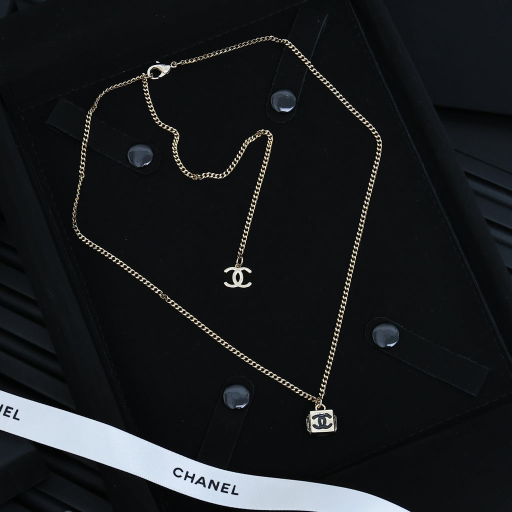CHANEL Silver-Tone Necklace